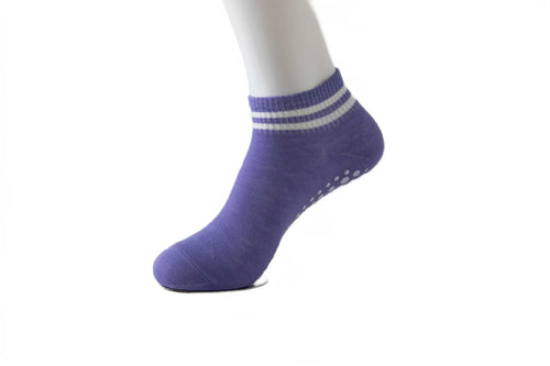 Grip Socks for Women, Non Slip Pilates Yoga Socks with Double Stripes