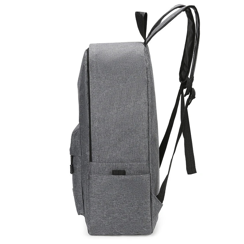 15 inches Versatile Backpack Trendy Washable Oxford Cloth Computer Bag