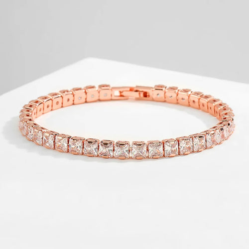 Real 3MM D VVS Moissanite Tennis Bracelet Passes Diamond Sparkling