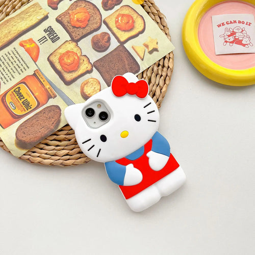 Sanrio Hello Kitty Cases 3d Stereoscopic For Iphone 15 14 13 12 11 Pro