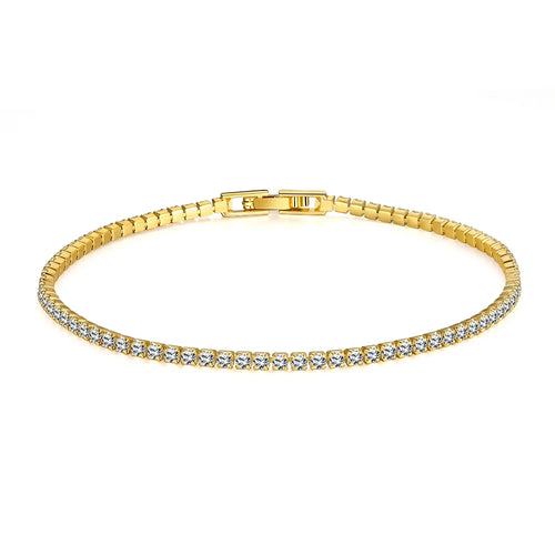 Real 3MM D VVS Moissanite Tennis Bracelet Passes Diamond Sparkling