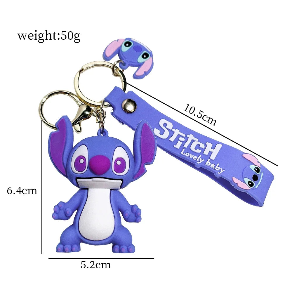 Lilo & Stitch Toys Keychian Anime Stitch Pendant Keychain Sweet Pink