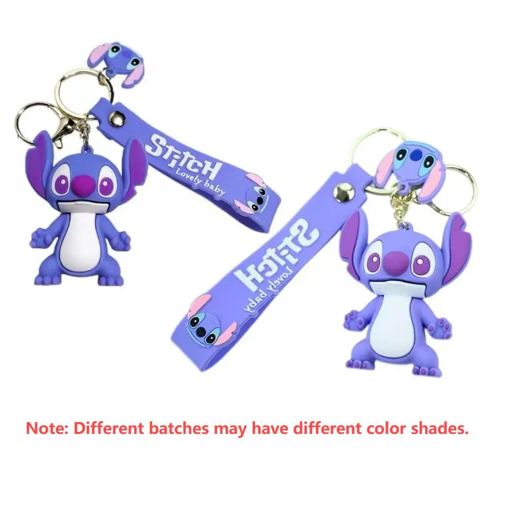 Lilo & Stitch Toys Keychian Anime Stitch Pendant Keychain Sweet Pink