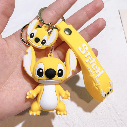 Lilo & Stitch Toys Keychian Anime Stitch Pendant Keychain Sweet Pink