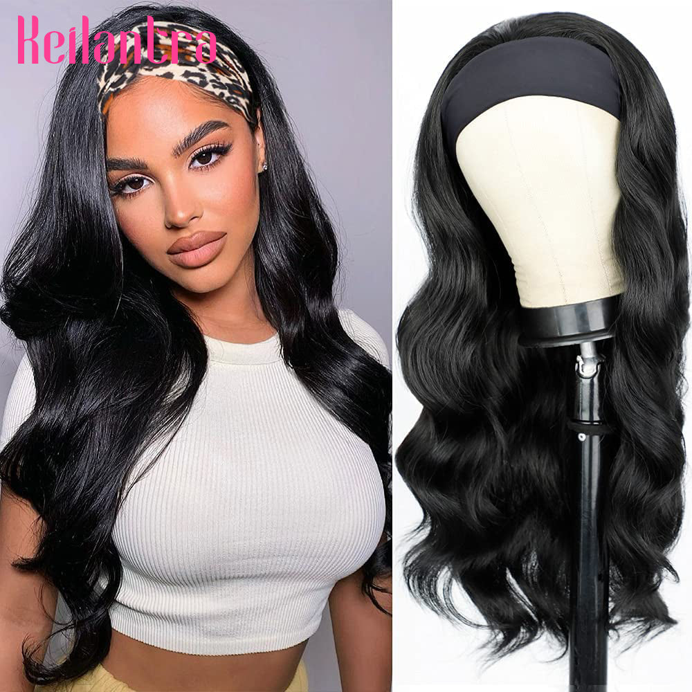 Headband Wig Human Hair Body Wave Wig 180% Density Remy Human Hair