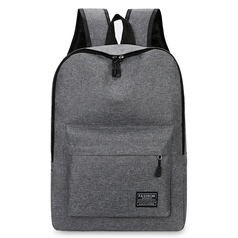 15 inches Versatile Backpack Trendy Washable Oxford Cloth Computer Bag