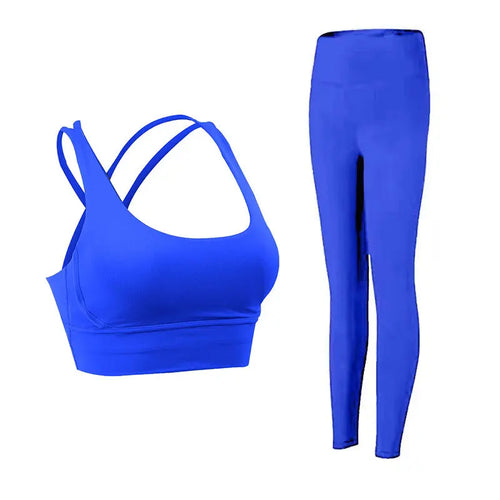 2 Piece Yoga Clothes Women's Tracksuit Athletic Wear Pilates Fitness
