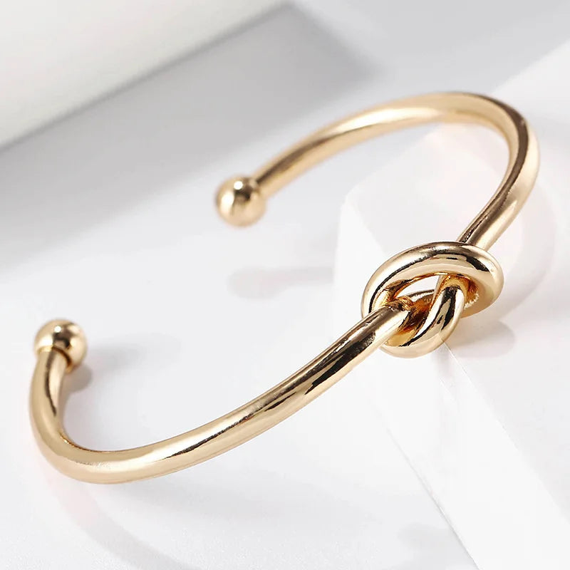 Stainless Steel Bracelets Vintage Men's Fashion Woven Twist Texture