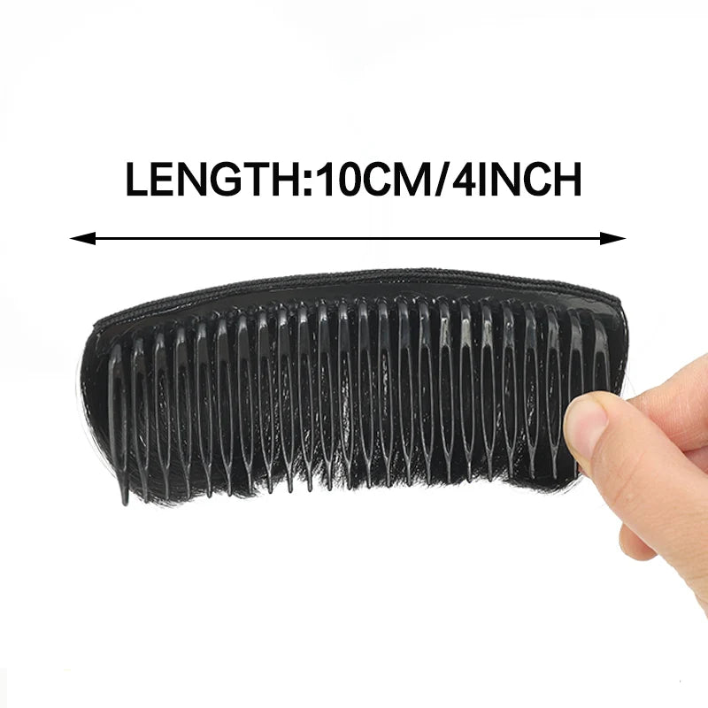 Synthetic Hair Bun Invisible Comb Wig Clip Styling Adds Women's Hair