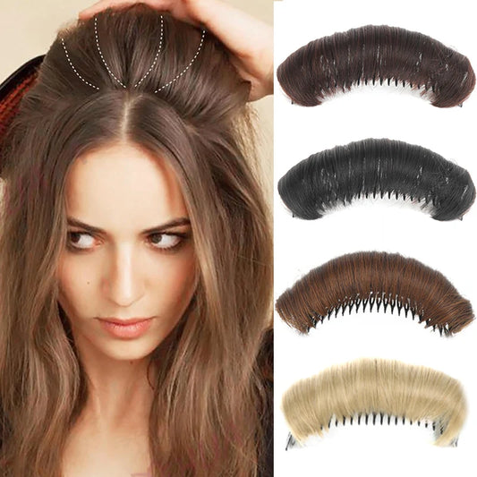 Synthetic Hair Bun Invisible Comb Wig Clip Styling Adds Women's Hair
