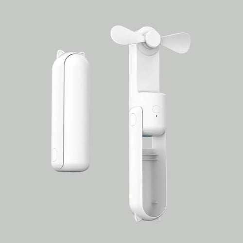 Portable Folding Electric Fan 3-in-1 Mini Handheld Cooling Fan
