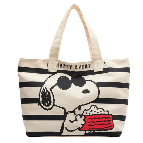 Snoopy Disney Minnie Mouse print tote bag, shoulder bag, student