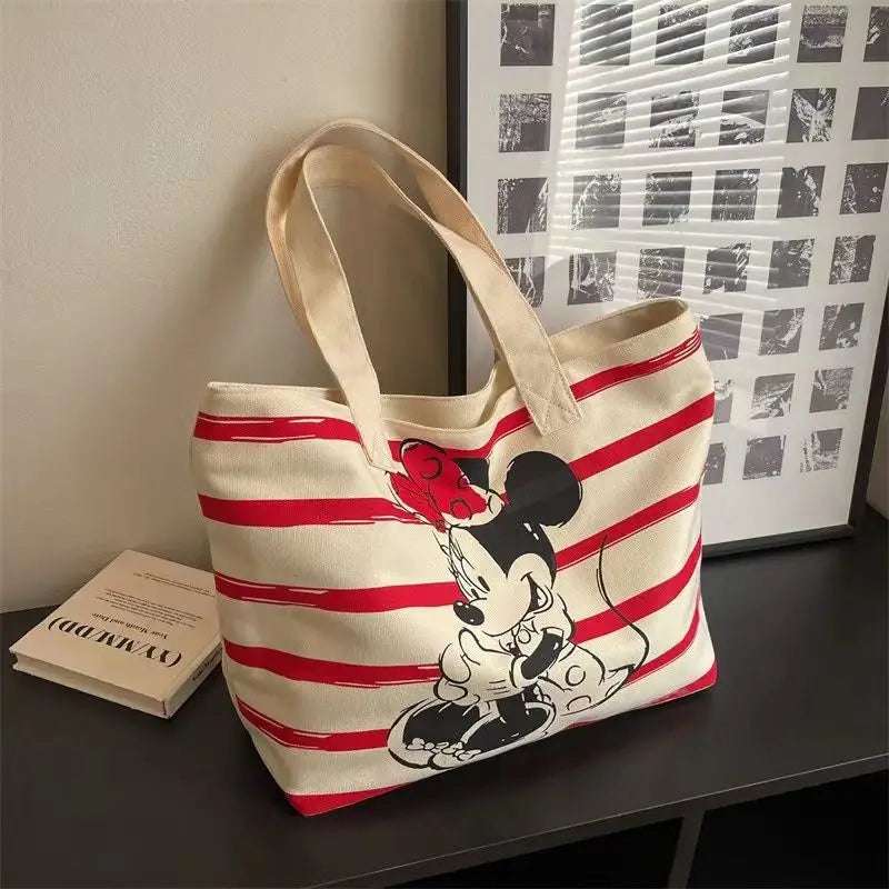 Snoopy Disney Minnie Mouse print tote bag, shoulder bag, student