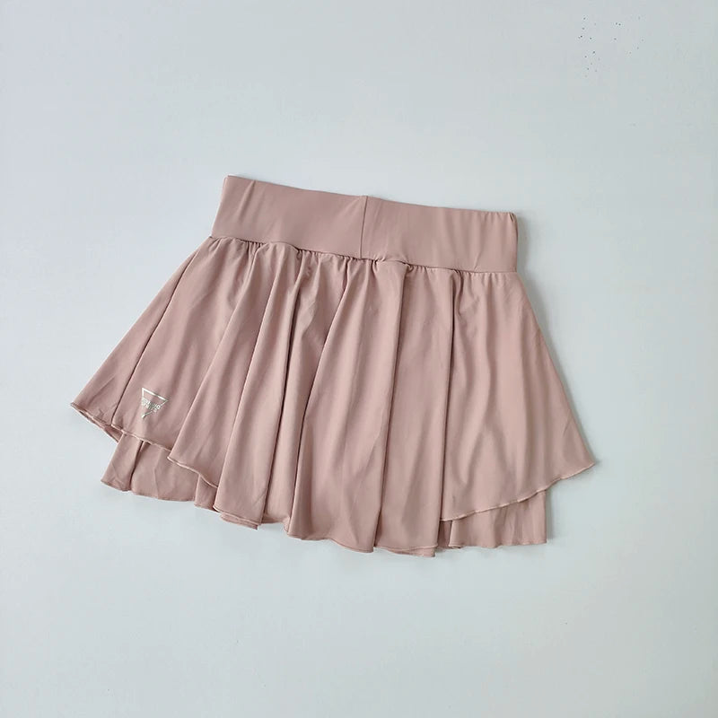 Sports skirt fake two-piece running skirt womensummer quick drying hip