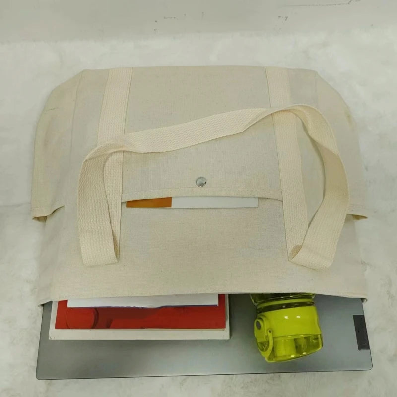 Large Capacity Canvas Tote Bags for Work Commuting Carrying Bag