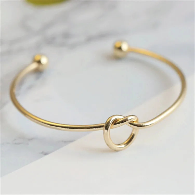 Stainless Steel Bracelets Vintage Men's Fashion Woven Twist Texture