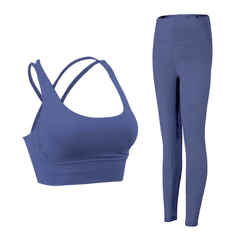 2 Piece Yoga Clothes Women's Tracksuit Athletic Wear Pilates Fitness