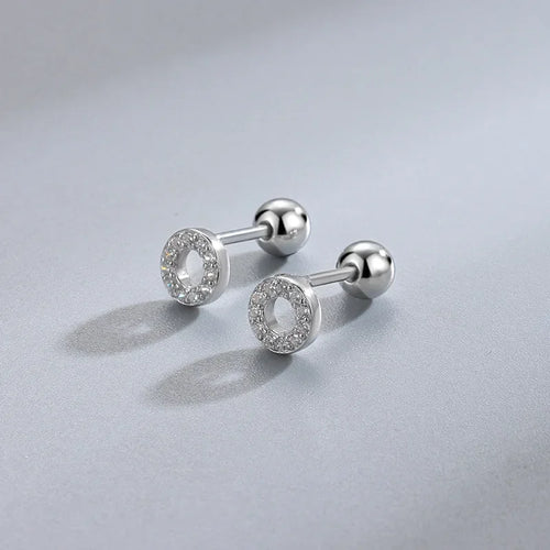 New Fashion Heart Stud Earrings for Women Hypoallergenic Screw