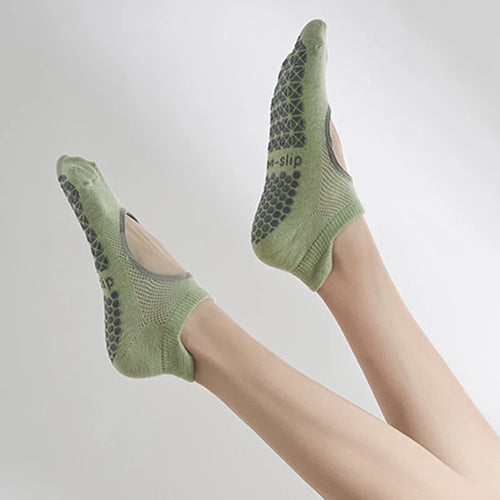 Hollow out Pilates Socks for Women Silicone anti-slip yoga /fitness