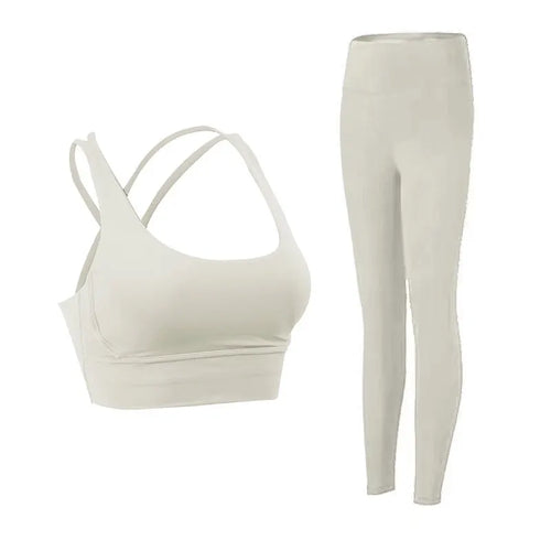 2 Piece Yoga Clothes Women's Tracksuit Athletic Wear Pilates Fitness