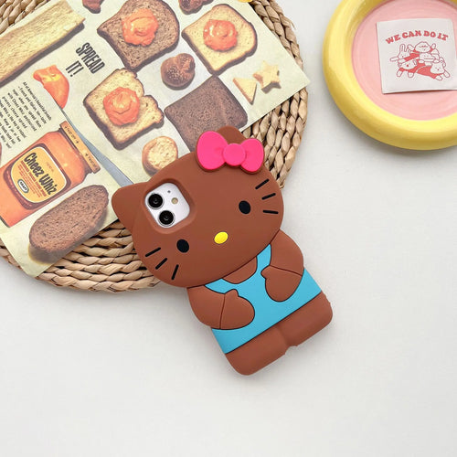 Sanrio Hello Kitty Cases 3d Stereoscopic For Iphone 15 14 13 12 11 Pro