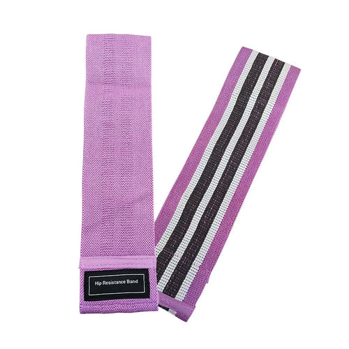 Yoga Resistance Band Non-Slip Non-Curling Hip Squats Leg Workout Home