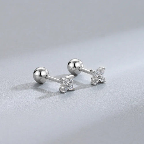 New Fashion Heart Stud Earrings for Women Hypoallergenic Screw