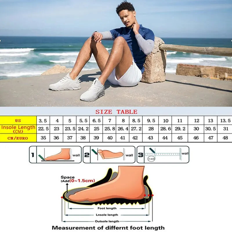 Men Vulcanized Walking Running Shoes Unisex Casual Lightweight Tennis