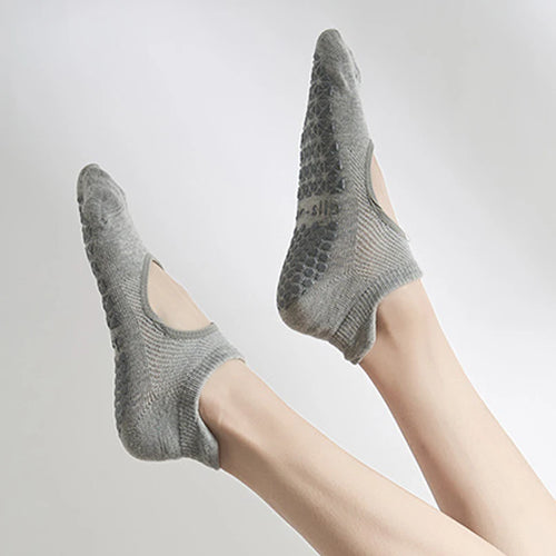 Hollow out Pilates Socks for Women Silicone anti-slip yoga /fitness