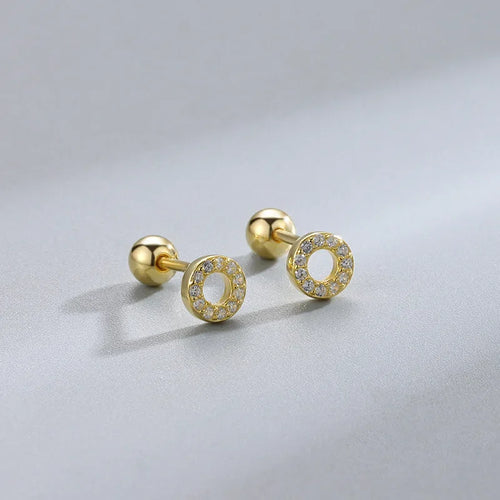 New Fashion Heart Stud Earrings for Women Hypoallergenic Screw
