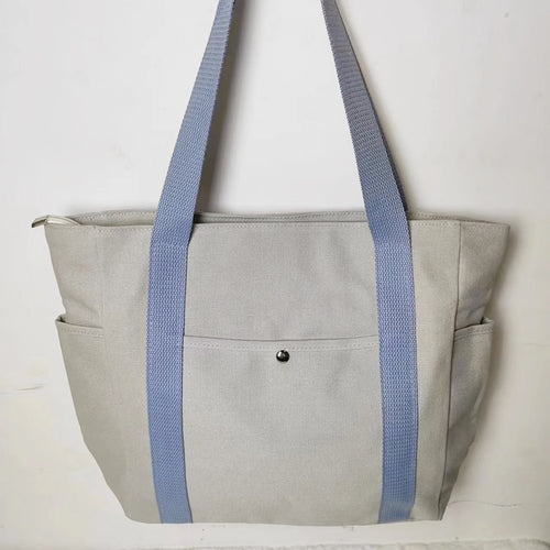 Large Capacity Canvas Tote Bags for Work Commuting Carrying Bag