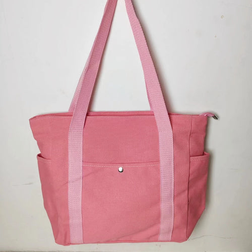Large Capacity Canvas Tote Bags for Work Commuting Carrying Bag