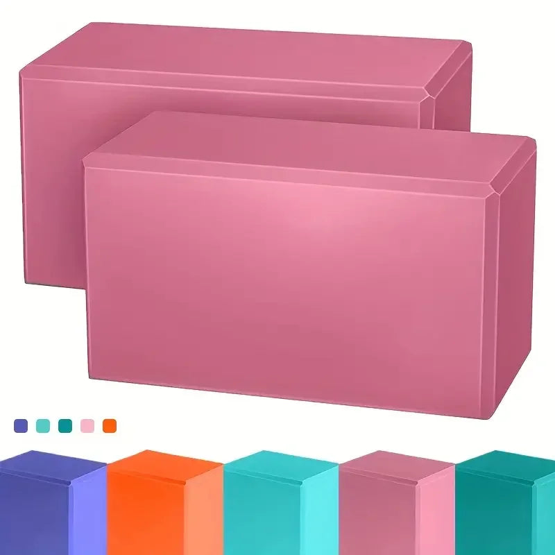Yoga Blocks Gym Foam Brick Pilates Training Exercise Fitness Bolster