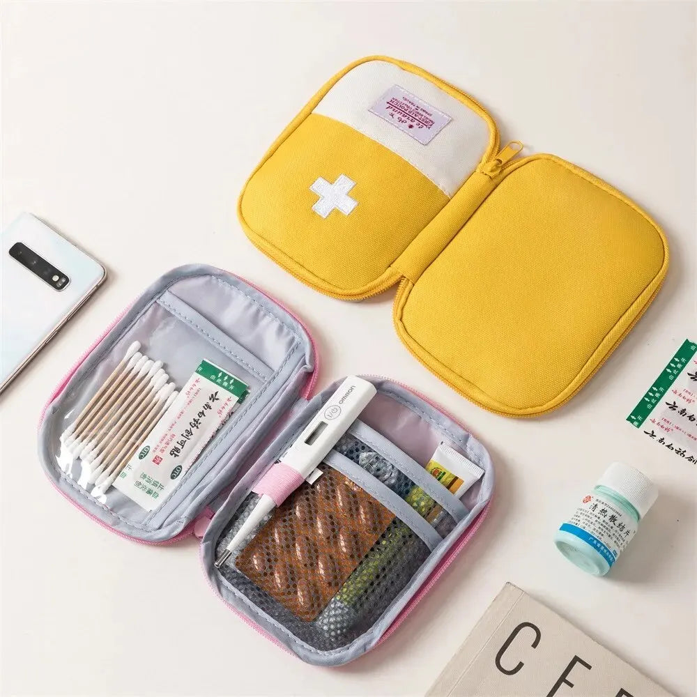 3 Pcs/set Portable Medical Storage Bag Camping Emergency First Aid Kit