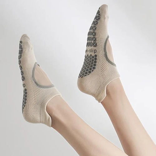 Hollow out Pilates Socks for Women Silicone anti-slip yoga /fitness