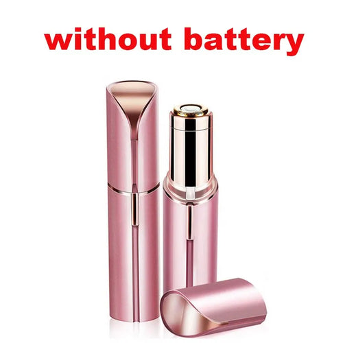 Portable Lipstick Shaped Electric Hair Remover For Women Painless And