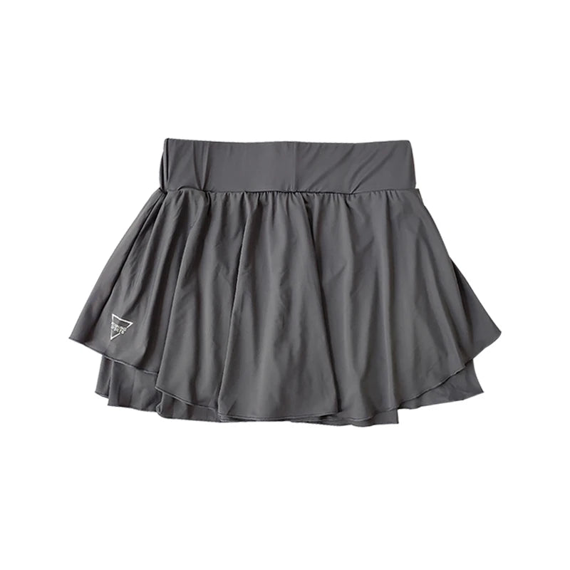 Sports skirt fake two-piece running skirt womensummer quick drying hip