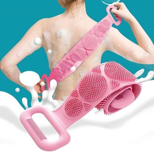Silicone Body Back Scrubber(Pink)